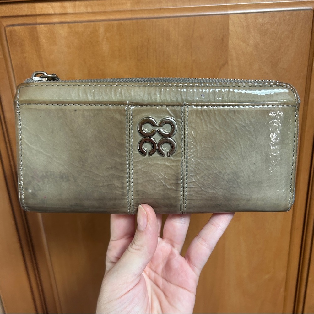 Coach Taupe Leather Wallet